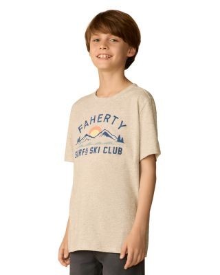 Faherty Boys' Graphic Surf & Ski Club Tee - Big Kid