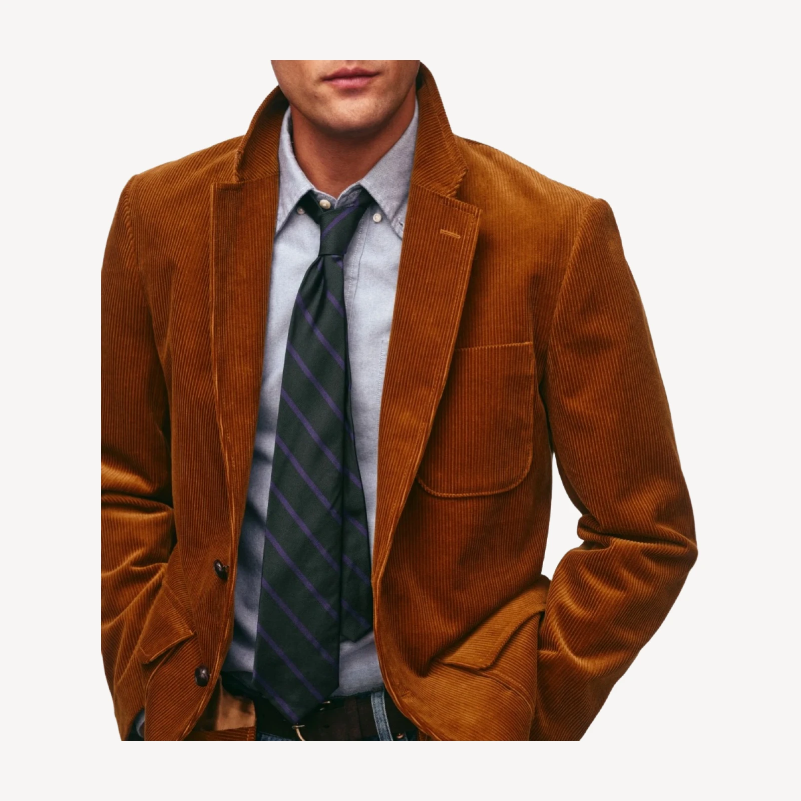 Sportcoat in Italian cotton corduroy
