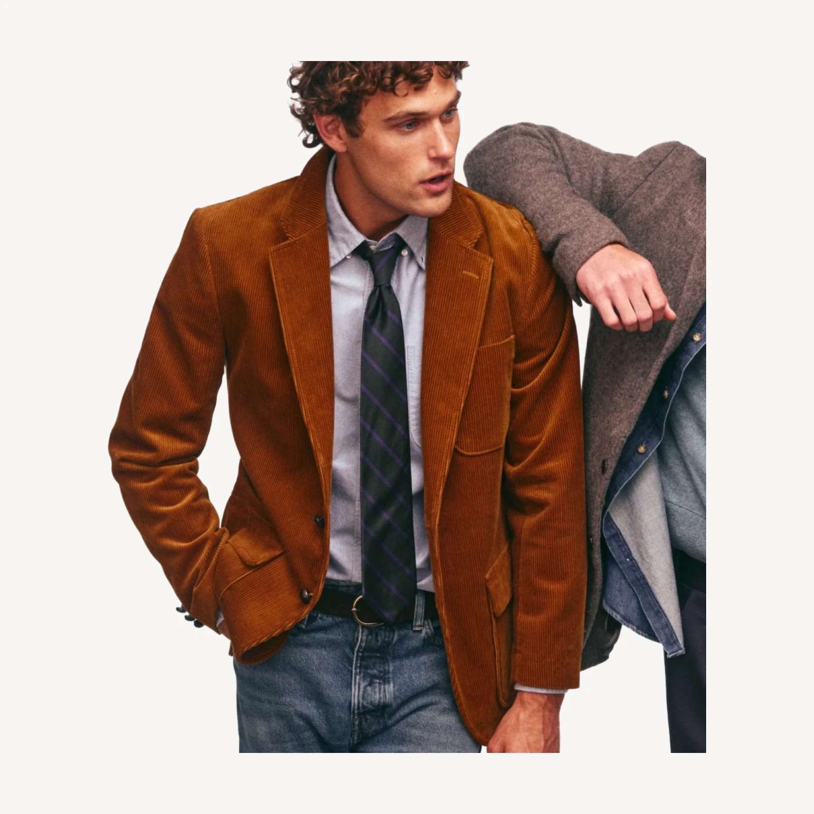 Sportcoat in Italian cotton corduroy