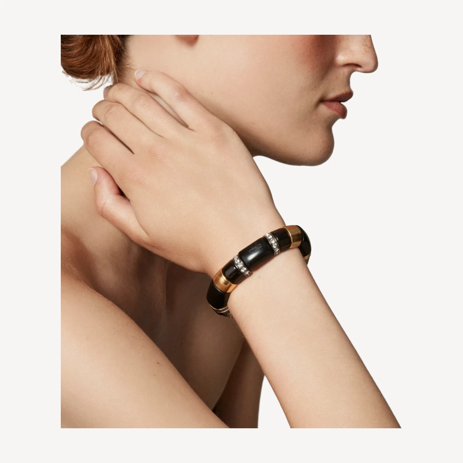 Handcut stone bracelet