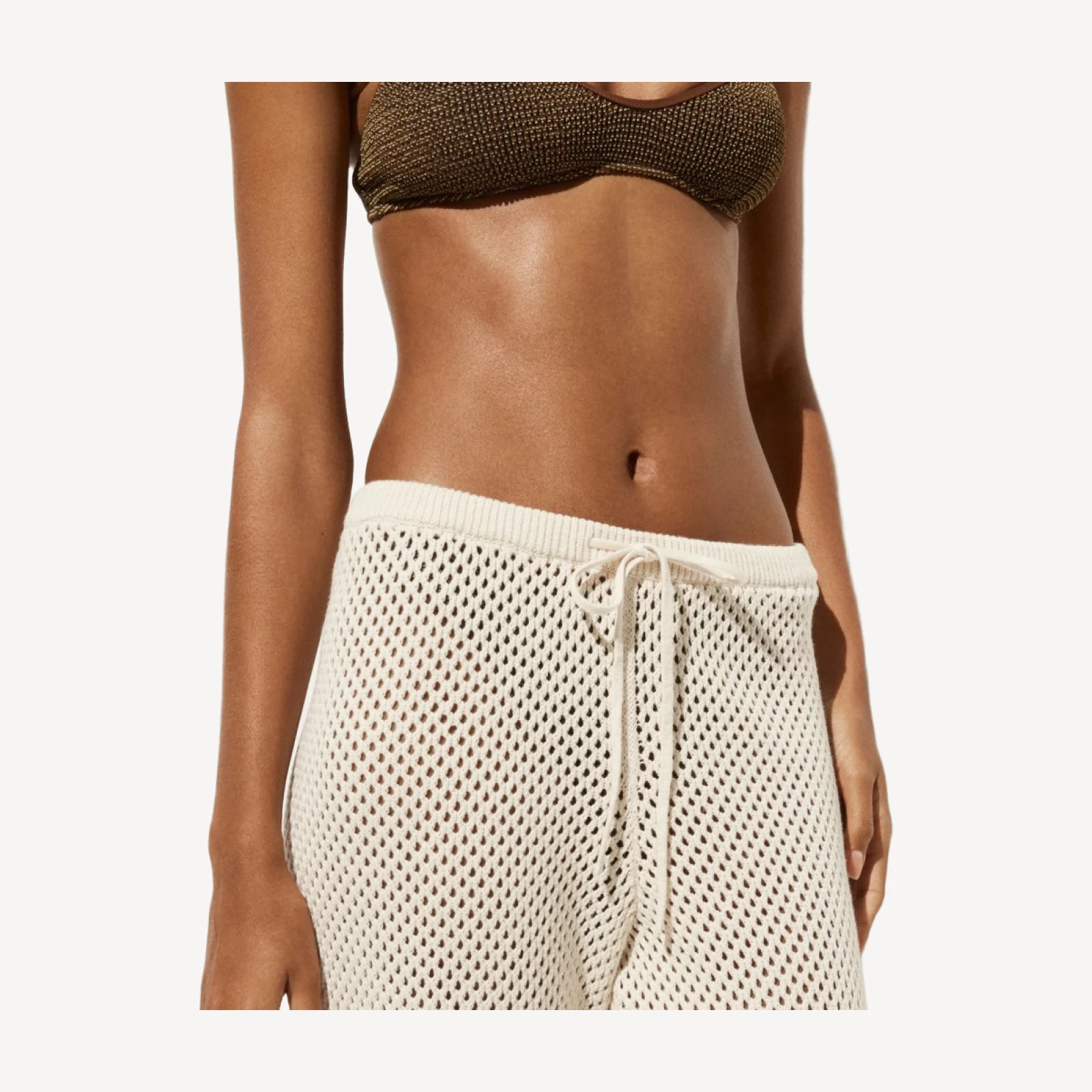 Crochet beach pant in cotton
