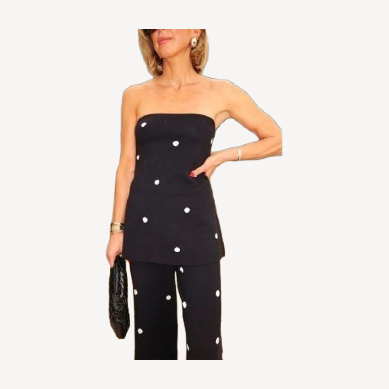 Splendid Spl X Cj Polka Dot Sweater Pants