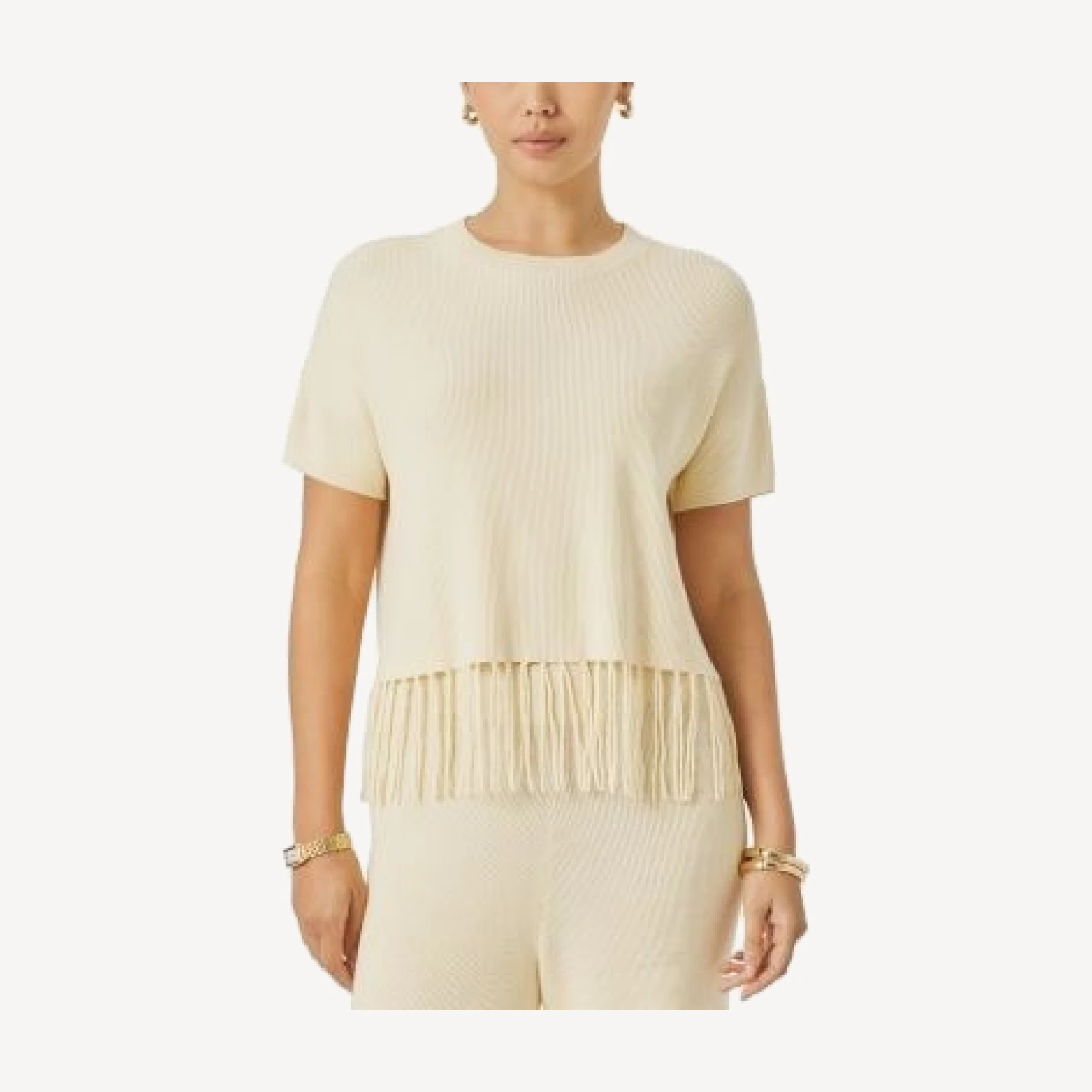 Splendid x @Cellajaneblog Fringe Sweater