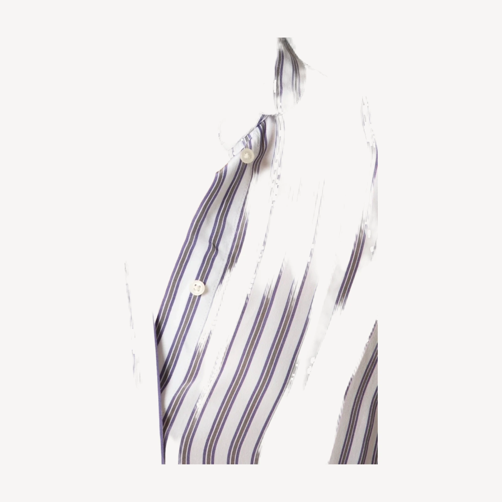 Jules classic-fit shirt in striped crepe de chine
