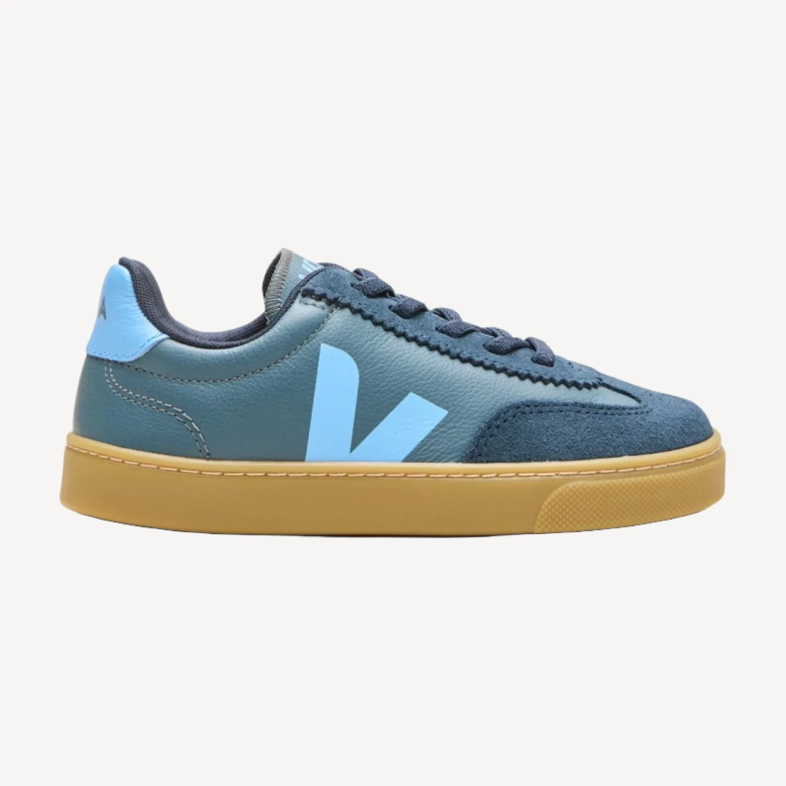 Kids' Veja™ volley leather sneakers