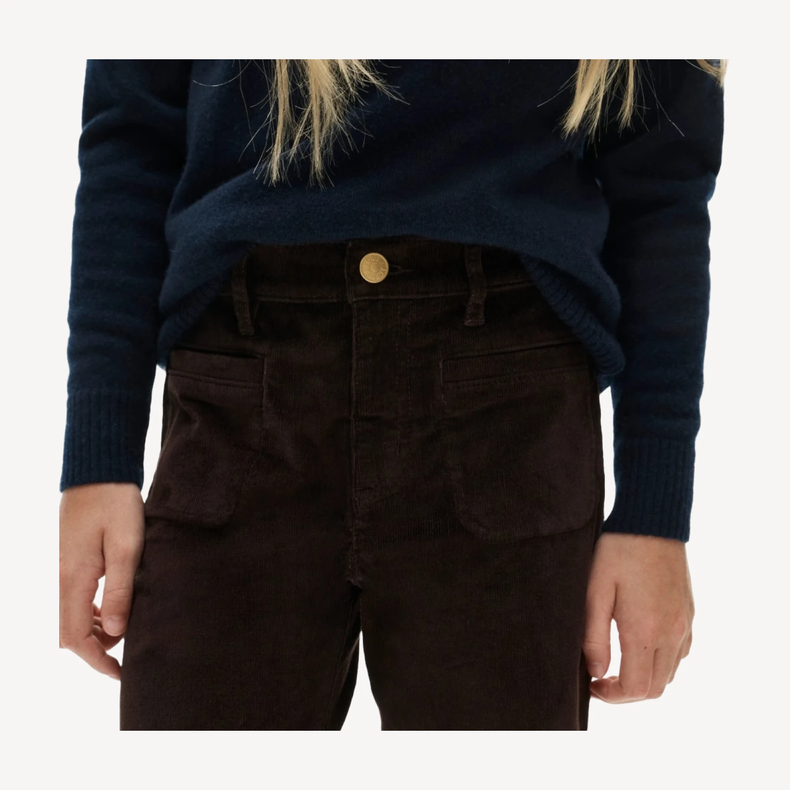 Girls' flare corduroy pant