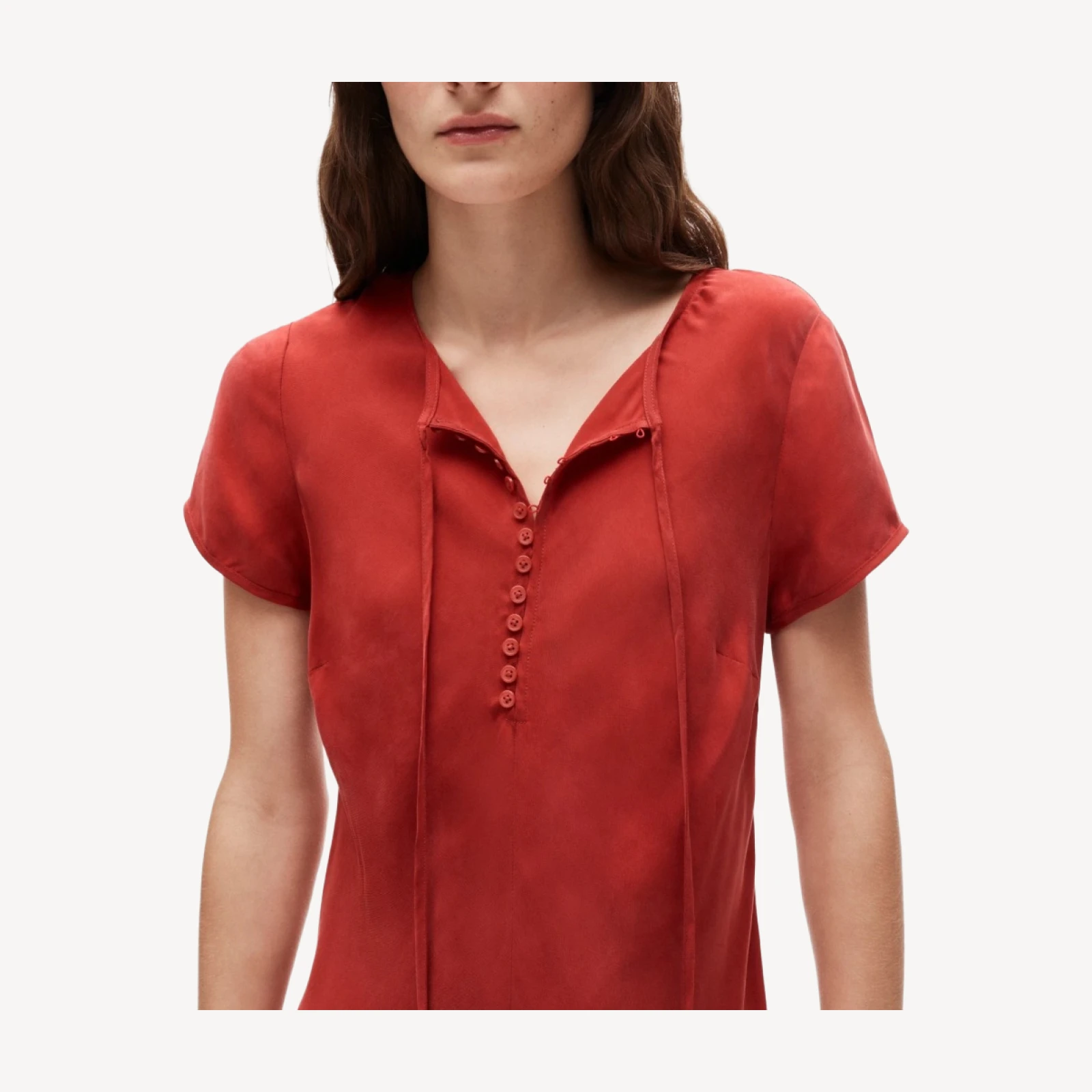Natasha slip dress in cupro blend