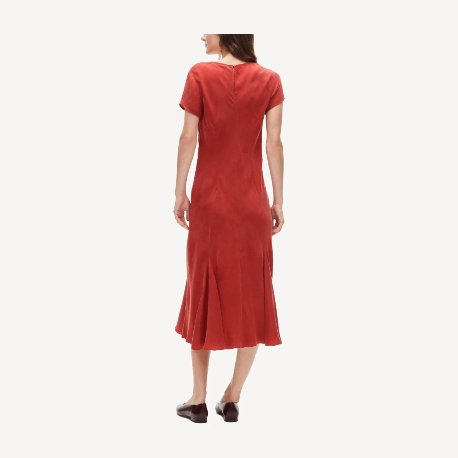 Natasha slip dress in cupro blend