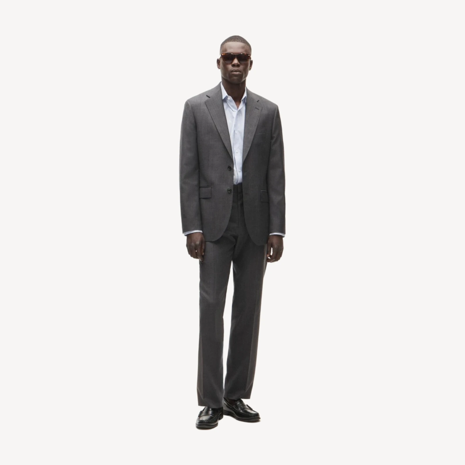 Crosby Classic-fit suit jacket in Italian worsted wool