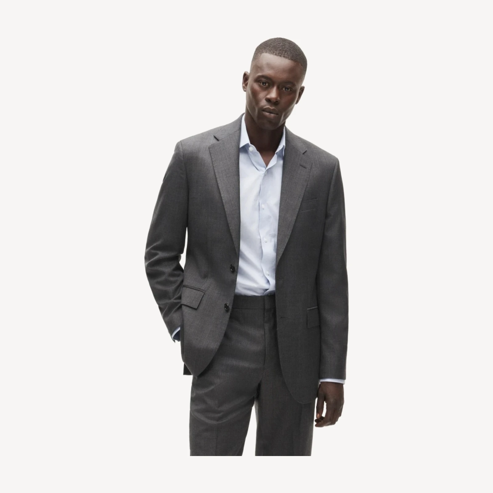 Crosby Classic-fit suit jacket in Italian worsted wool
