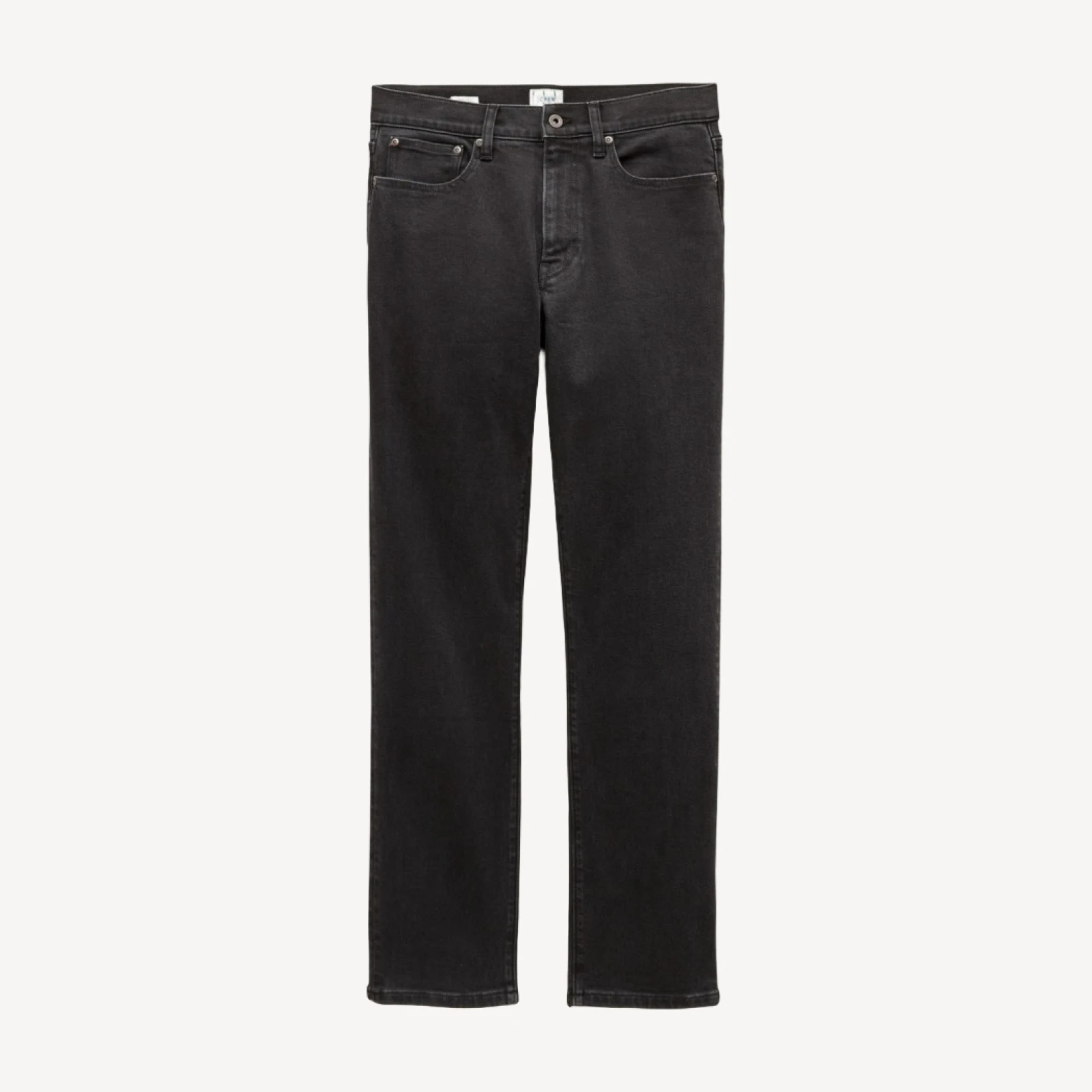 Athletic Straight-fit stretch jean in black wash