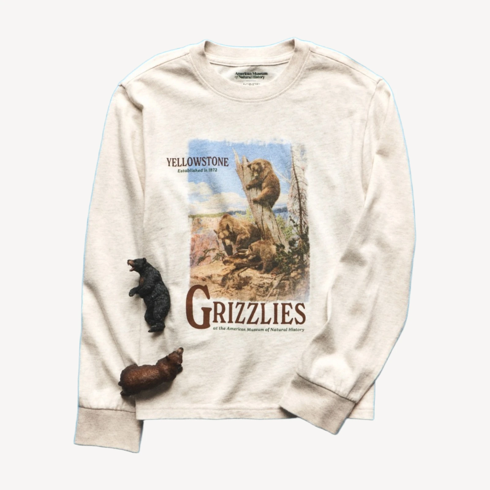 American Museum of Natural History for J.Crew kids' "Yellowstone Grizzlies" graphic T-shirt