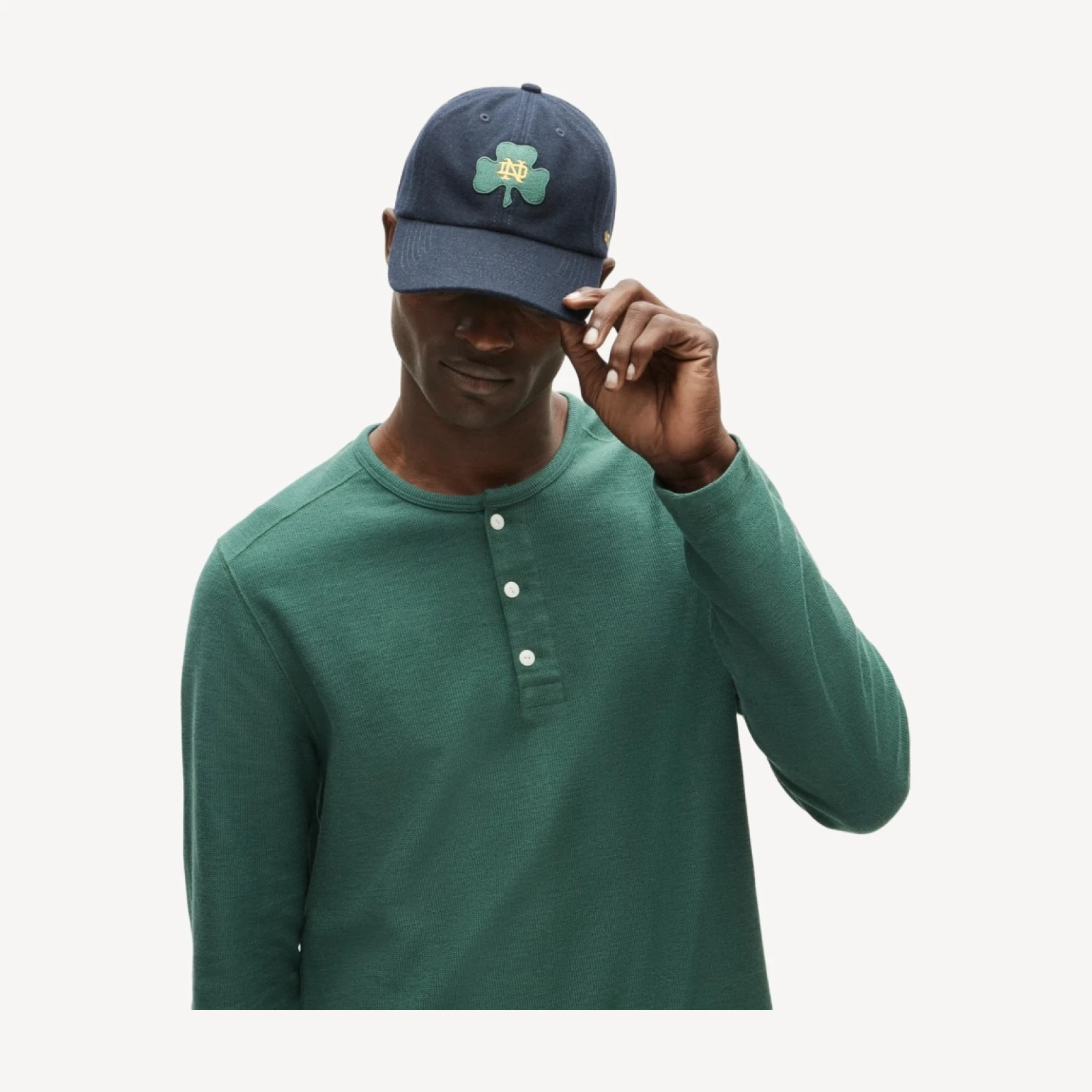 '47 x J.Crew Notre Dame cleanup cap
