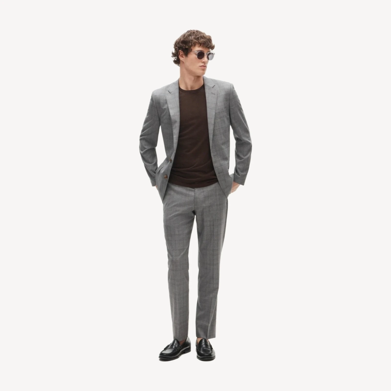 Ludlow Slim-fit suit jacket in Italian wool
