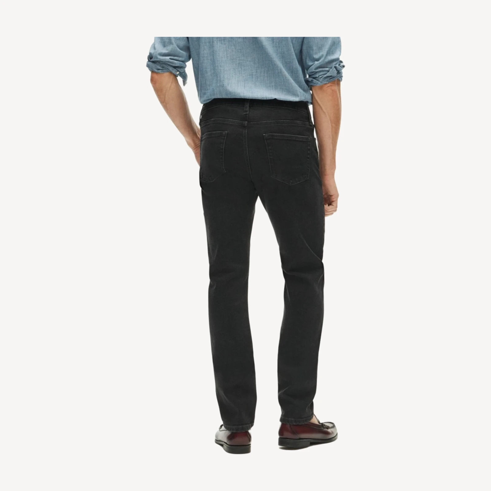 770™ Straight-fit stretch jean in black wash