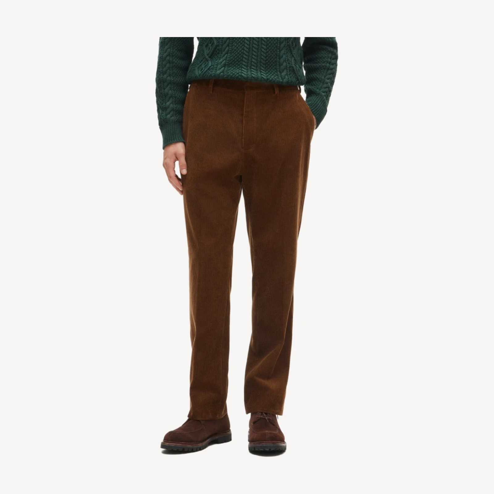 Crosby Classic-fit suit pant in Italian corduroy