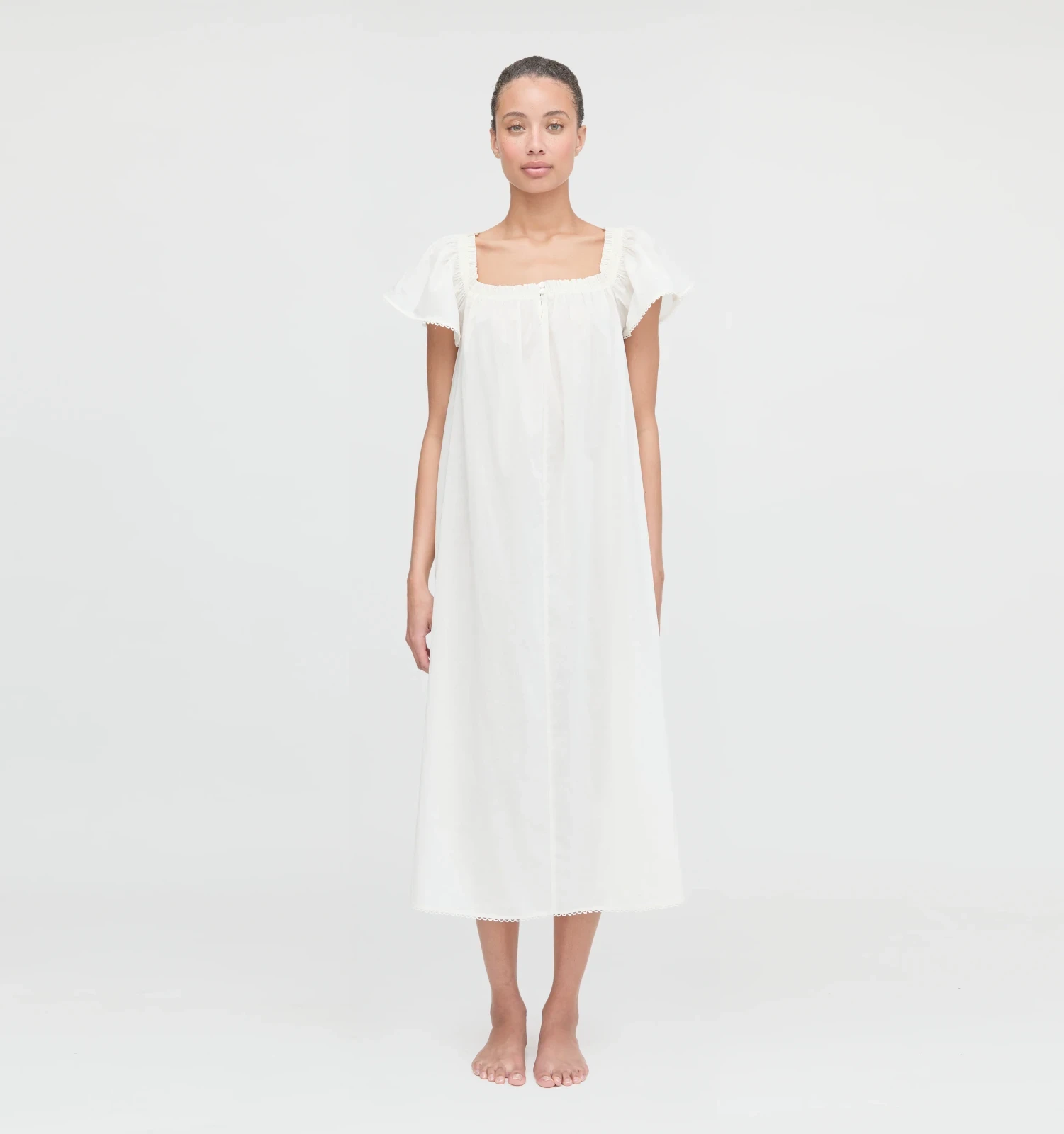 The Therese Nightgown - Soft Ivory