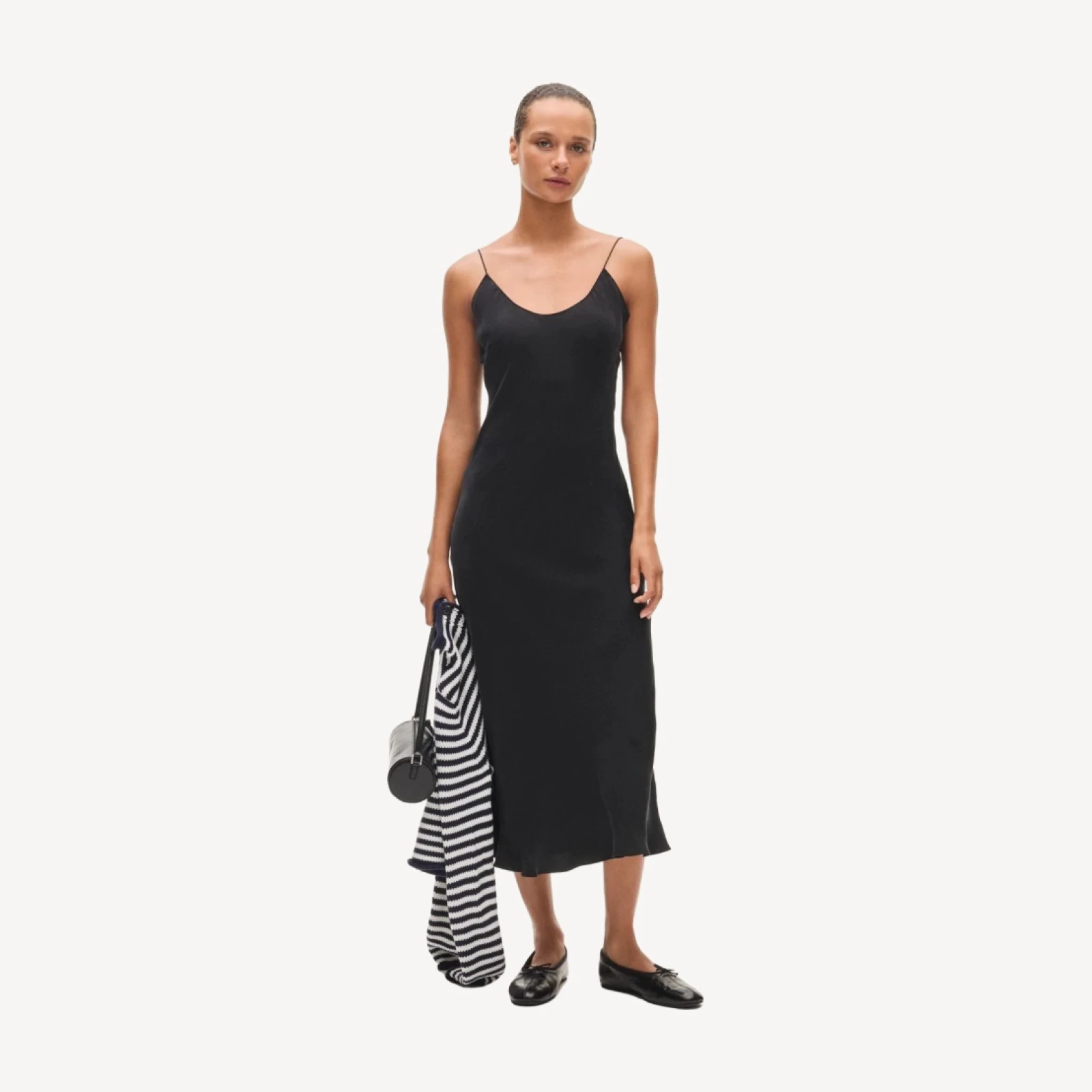 Gwyneth slip dress in cupro blend