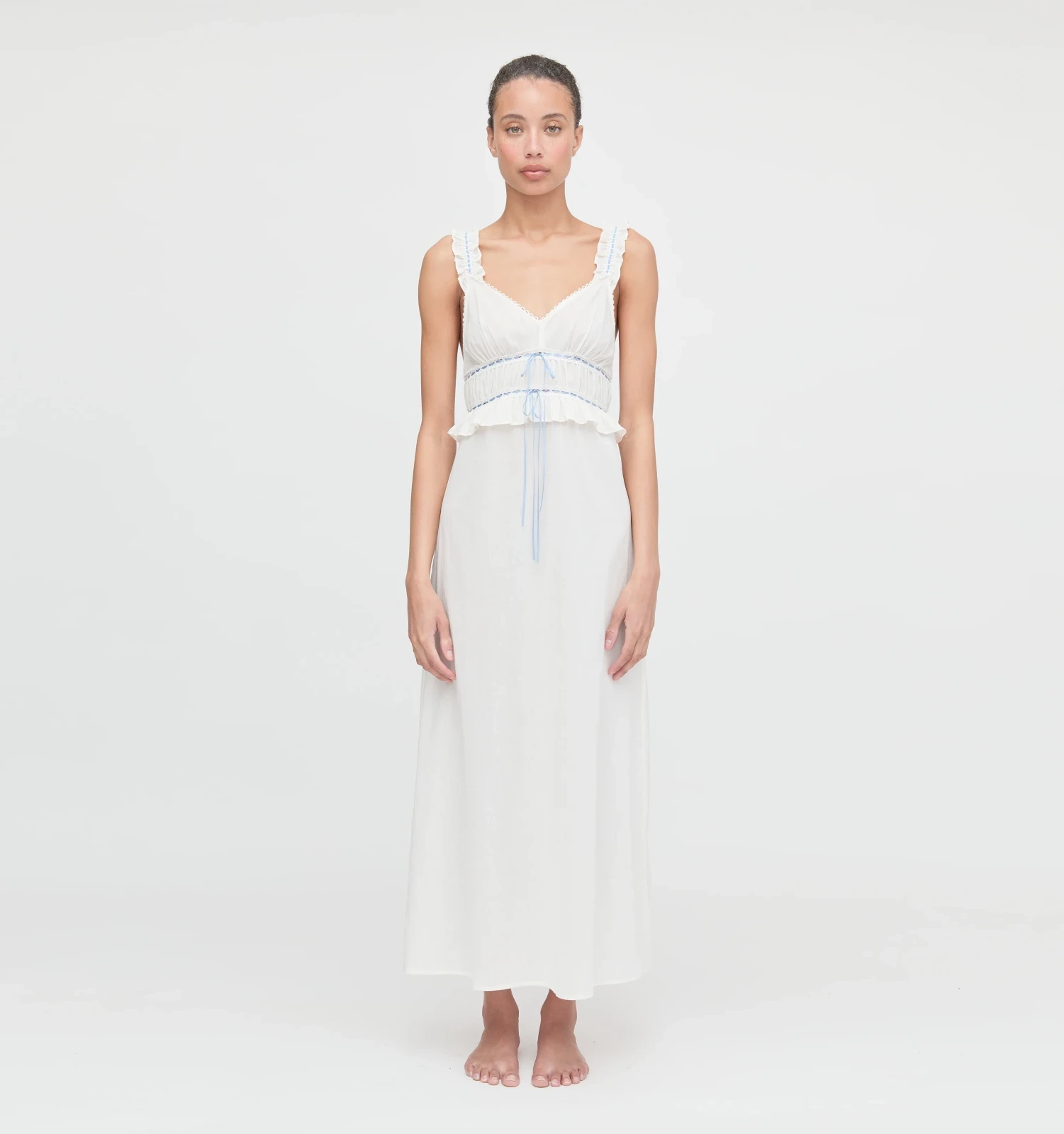 The Bonnie Nightgown - Soft Ivory