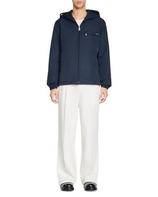 Sandro Regular Fit Nylon Windbreaker
