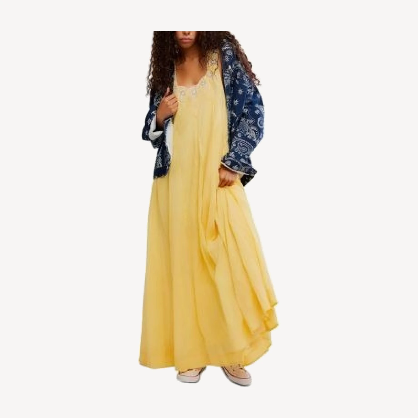 Free People To The Moon Maxi Dress