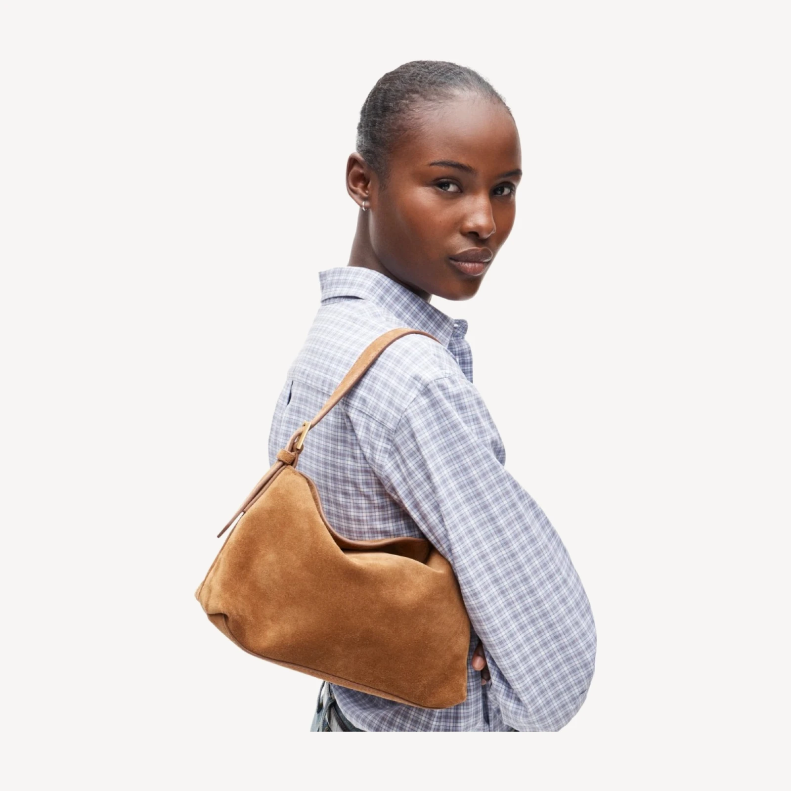 Berkeley small shoulder bag in suede