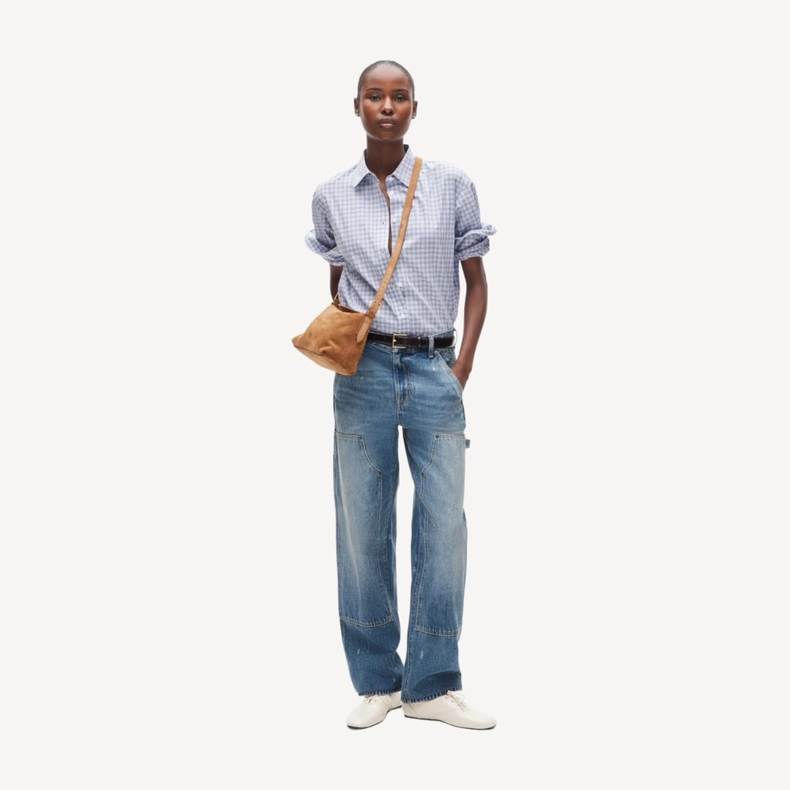 Berkeley small shoulder bag in suede