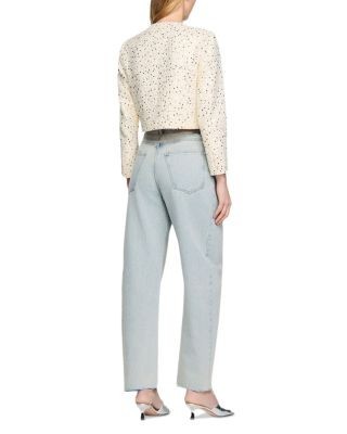 Sandro Geometric Sequin Jacket