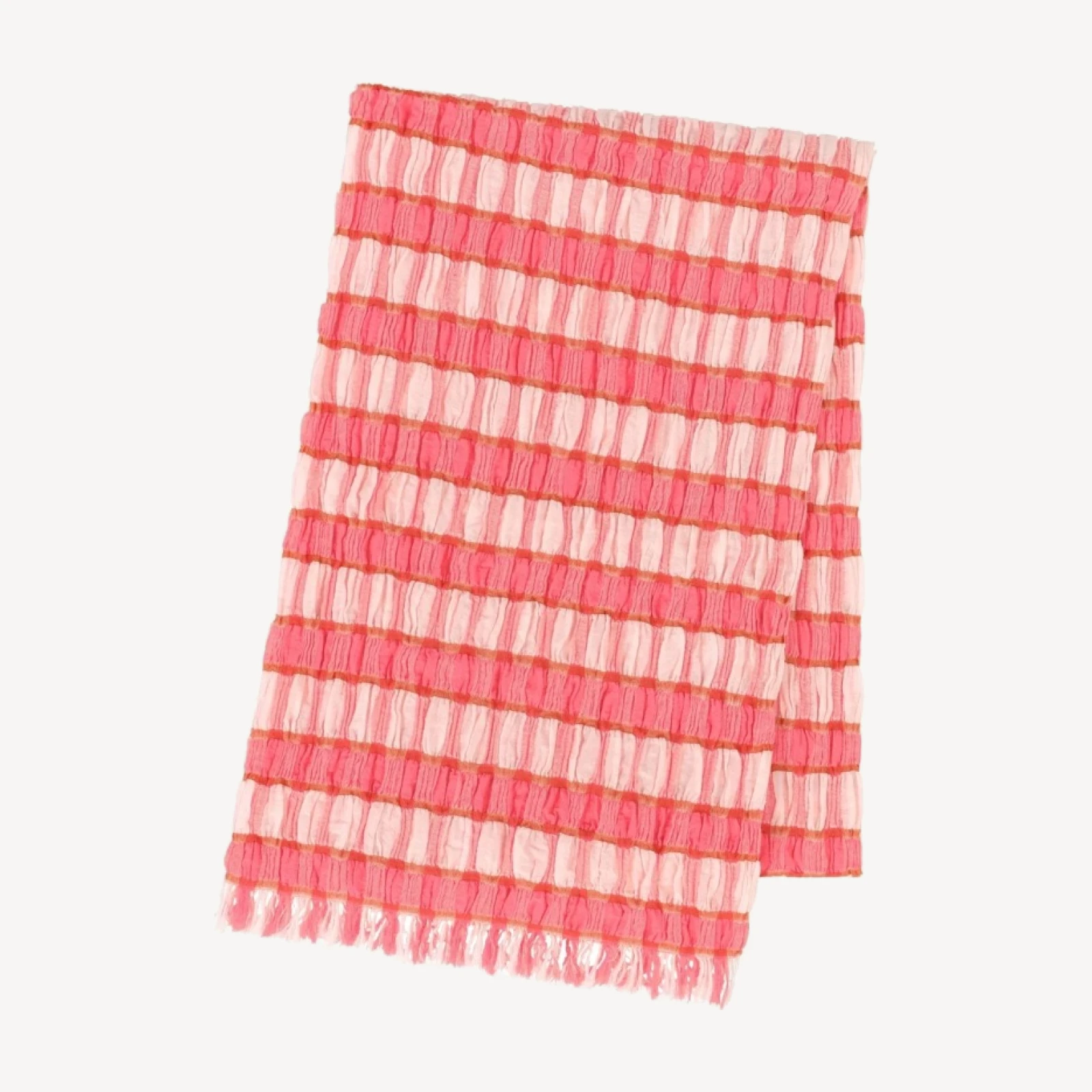COTTON CHECK SCARF