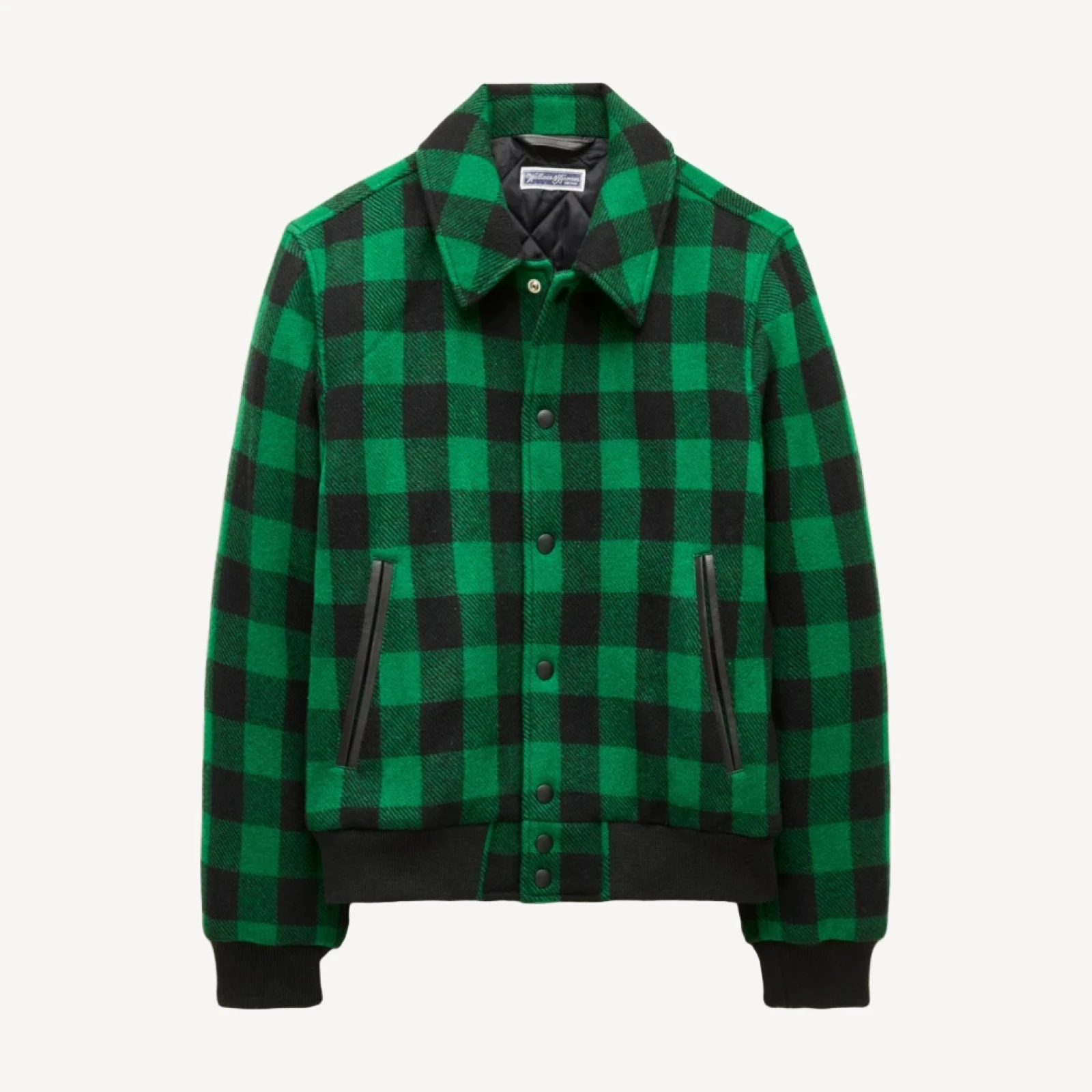 Wallace & Barnes wool jacket in buffalo plaid