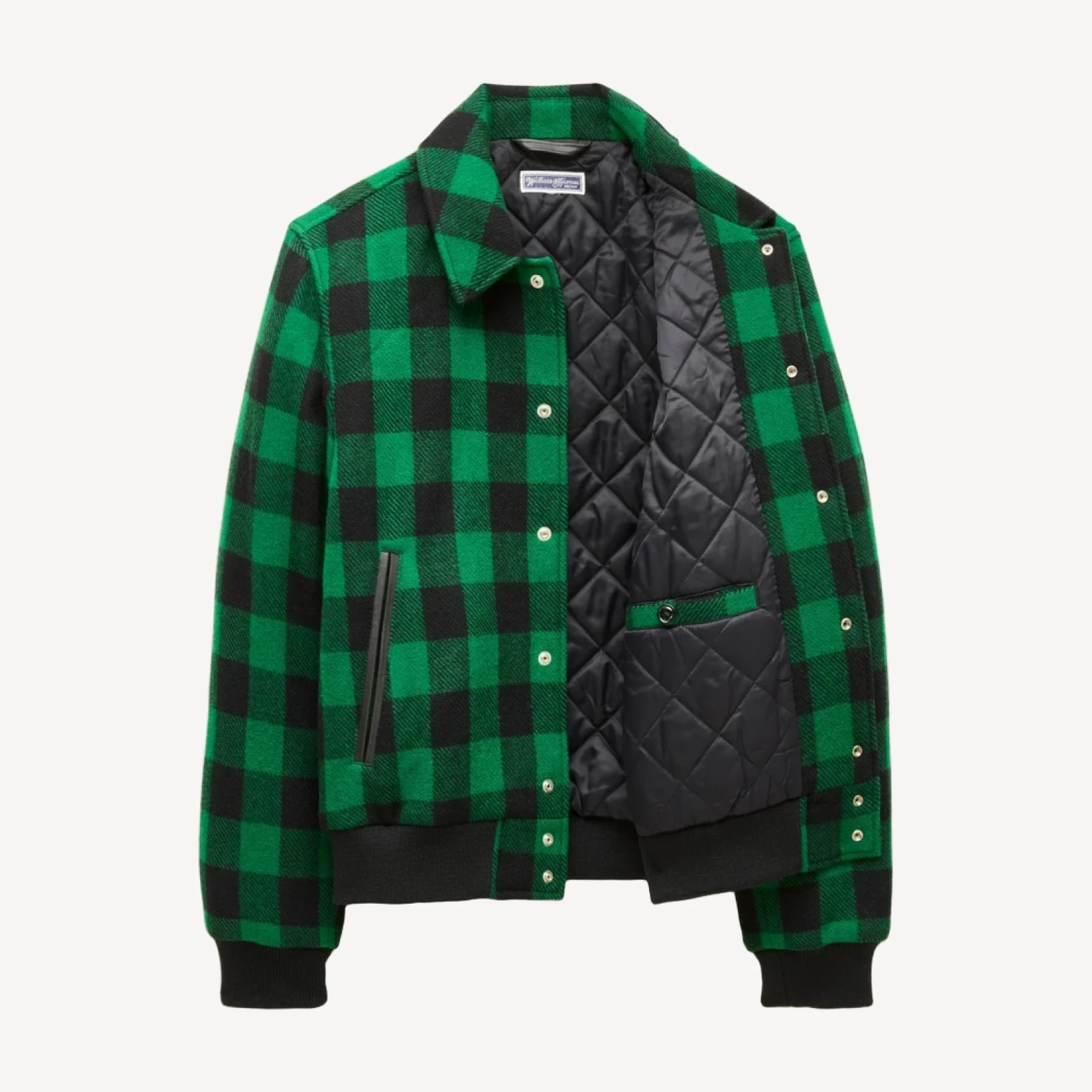Wallace & Barnes wool jacket in buffalo plaid