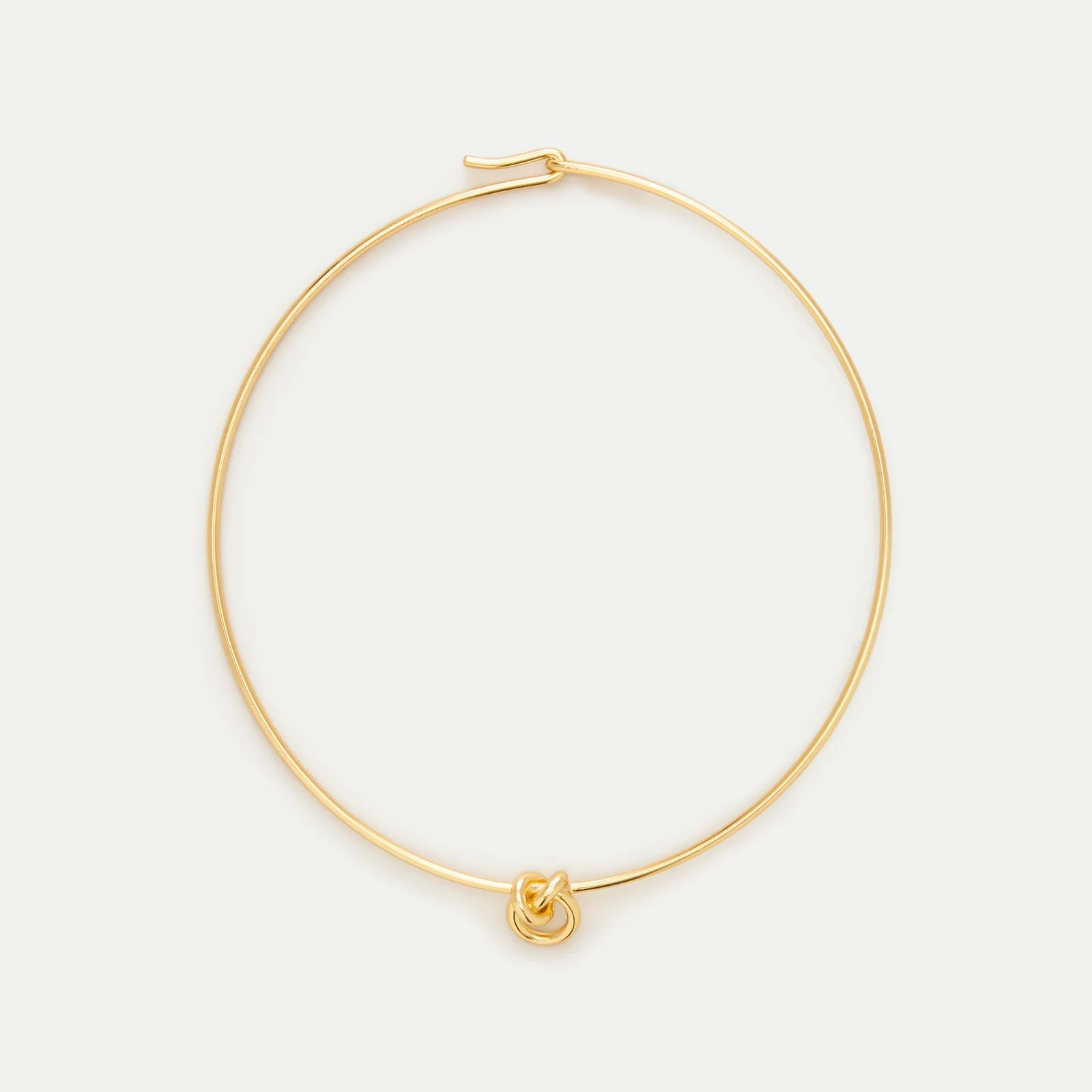 Sculptural knot necklace