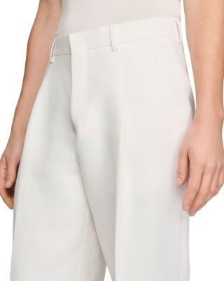 Sandro Linen Suit Trousers