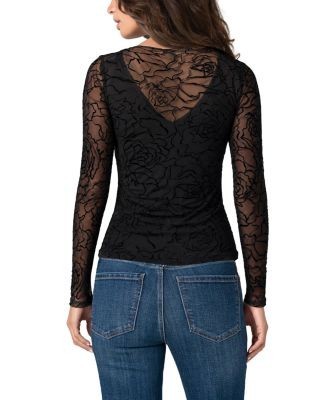 Liverpool Los Angeles Layered Sheer Top