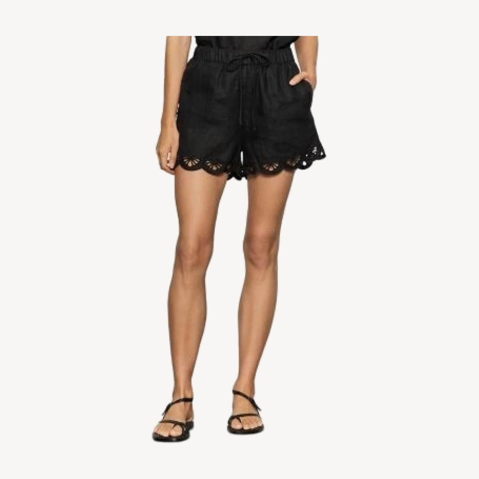 Sanctuary Almost There Linen Shorts