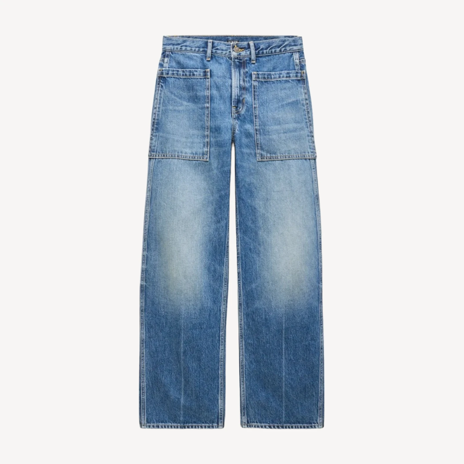 Zoe barrel jean with utility pockets