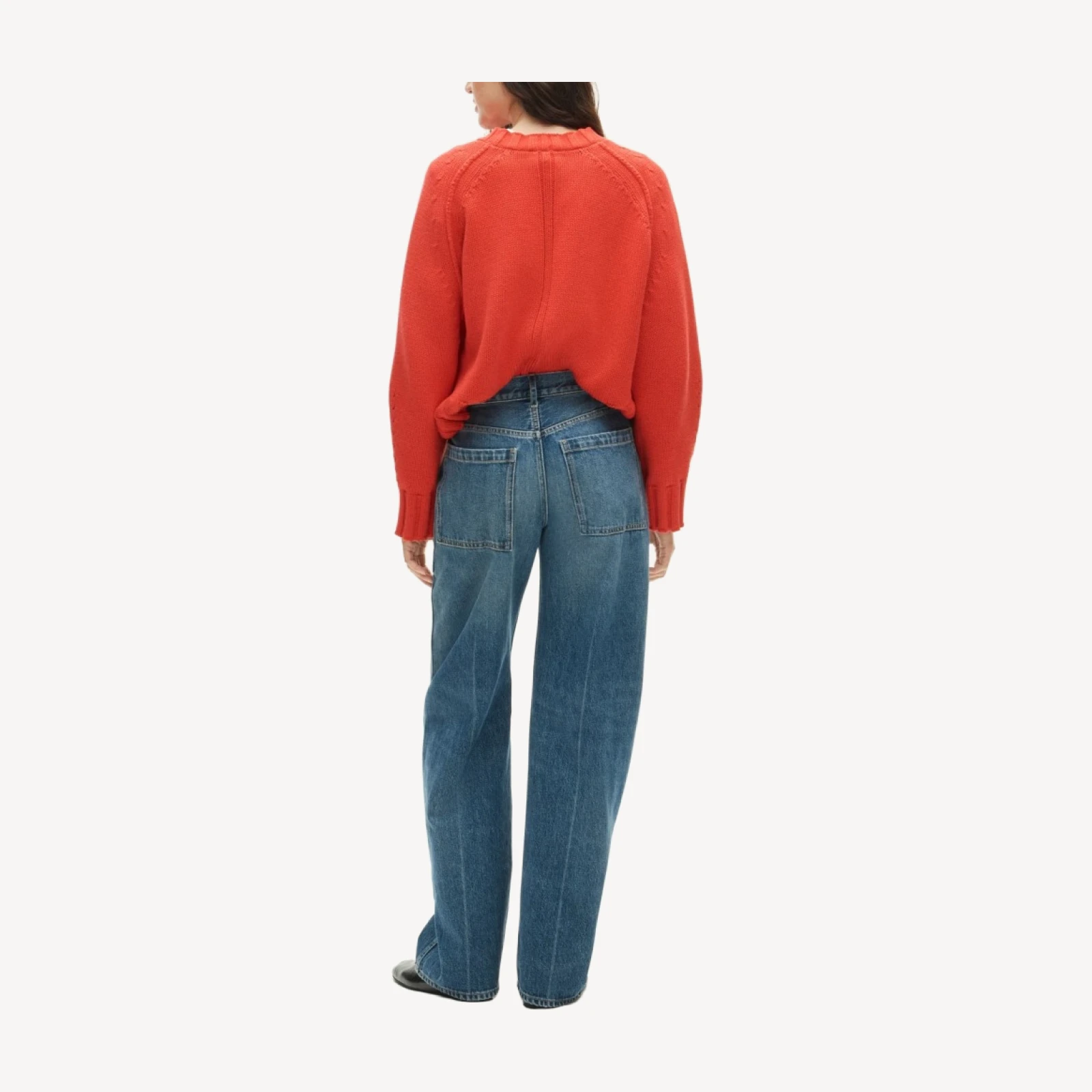 Zoe barrel jean with utility pockets