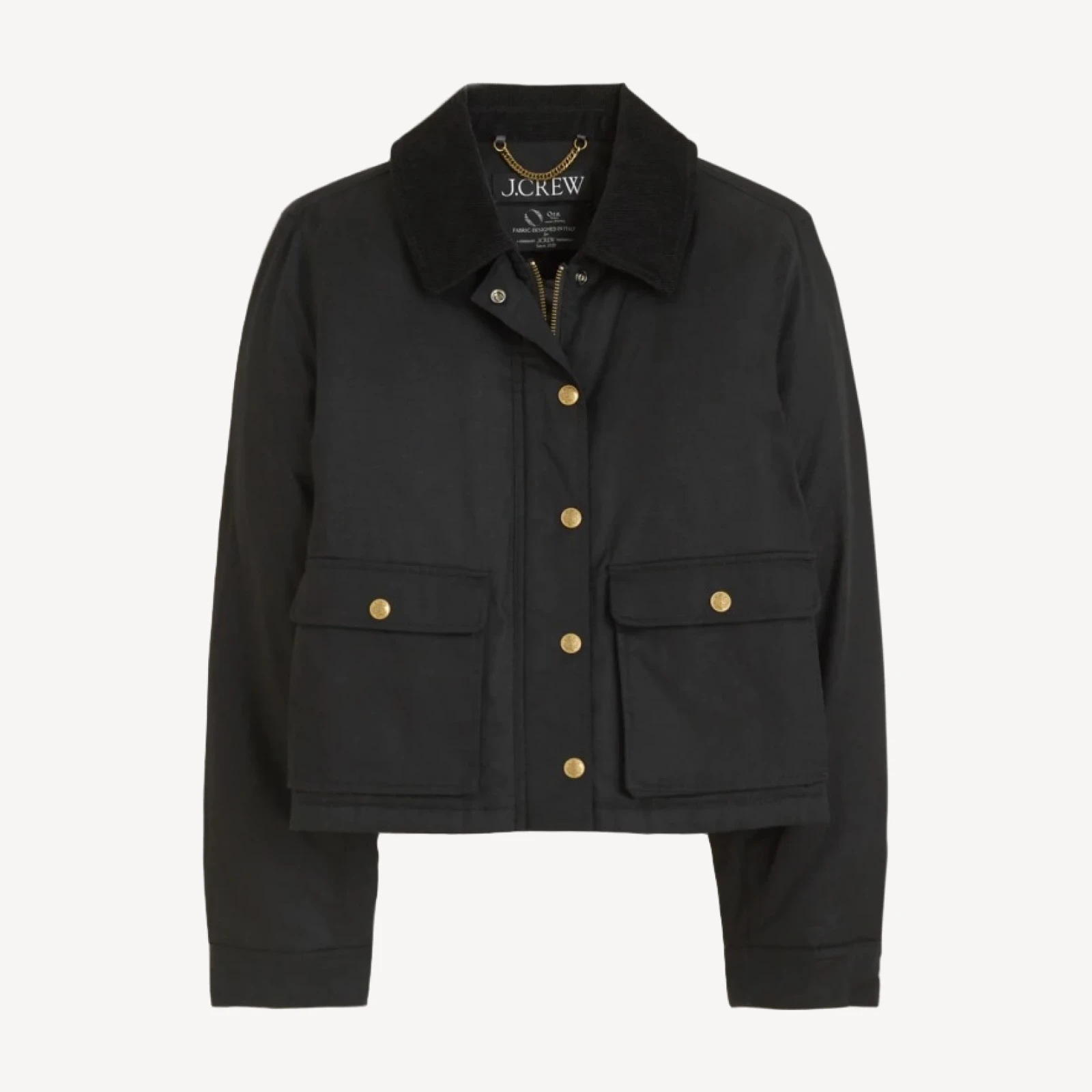 Women's cropped Barn Jacket™ in ripstop cotton