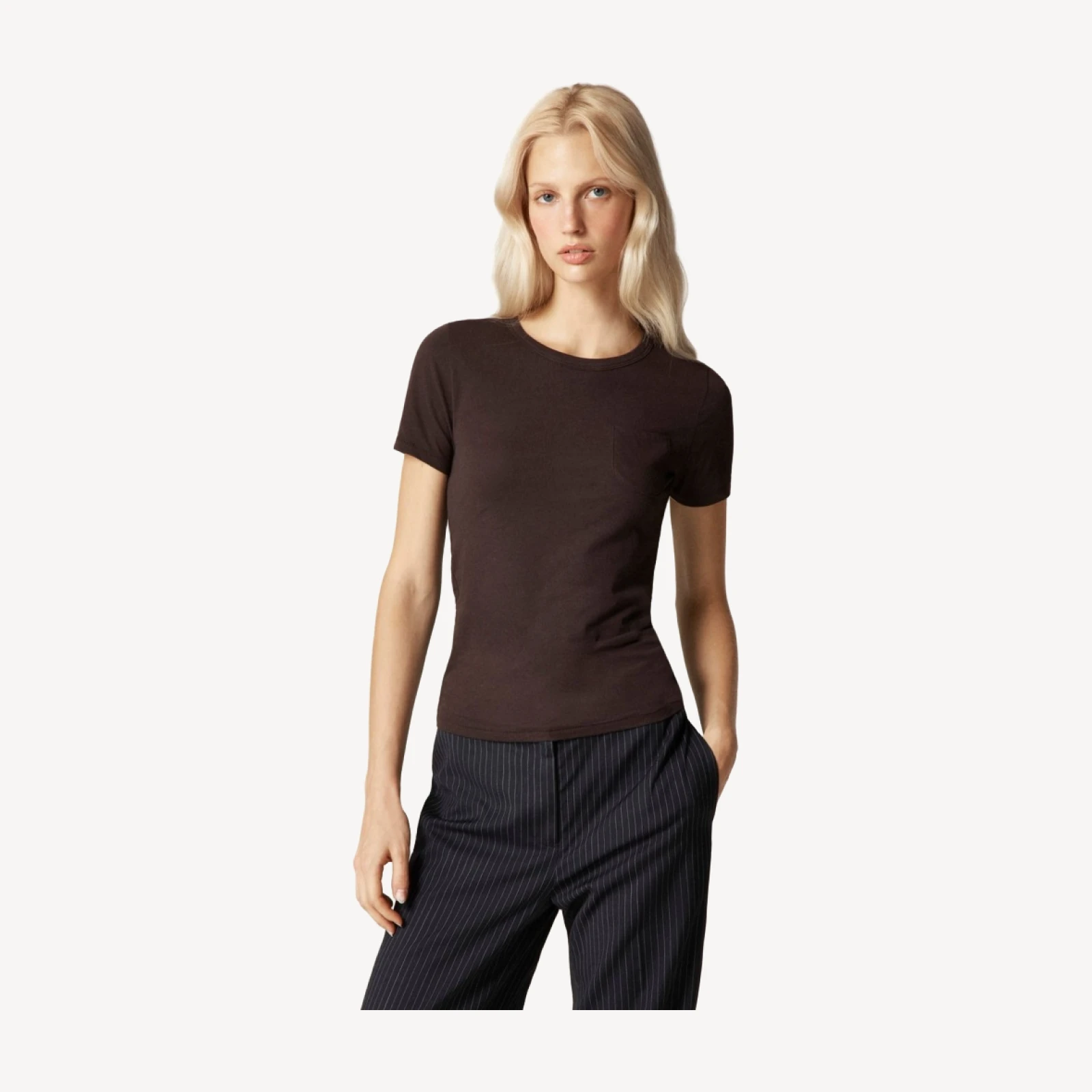 Alex Eagle X J. Crew feather jersey pocket T-shirt