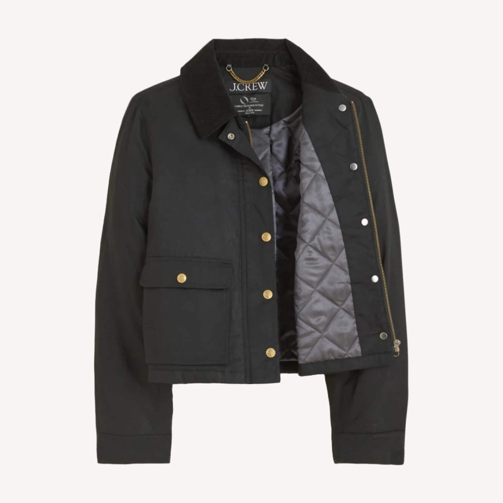 Women's cropped Barn Jacket™ in ripstop cotton