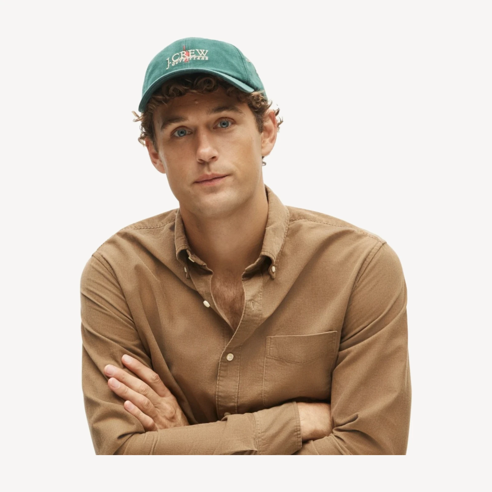 Cotton canvas J.Crew™ Outfitters logo baseball cap