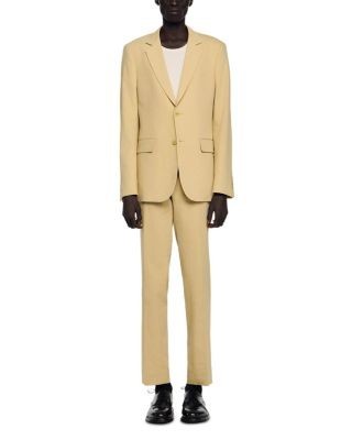Sandro Classic Fit Linen Suit Jacket