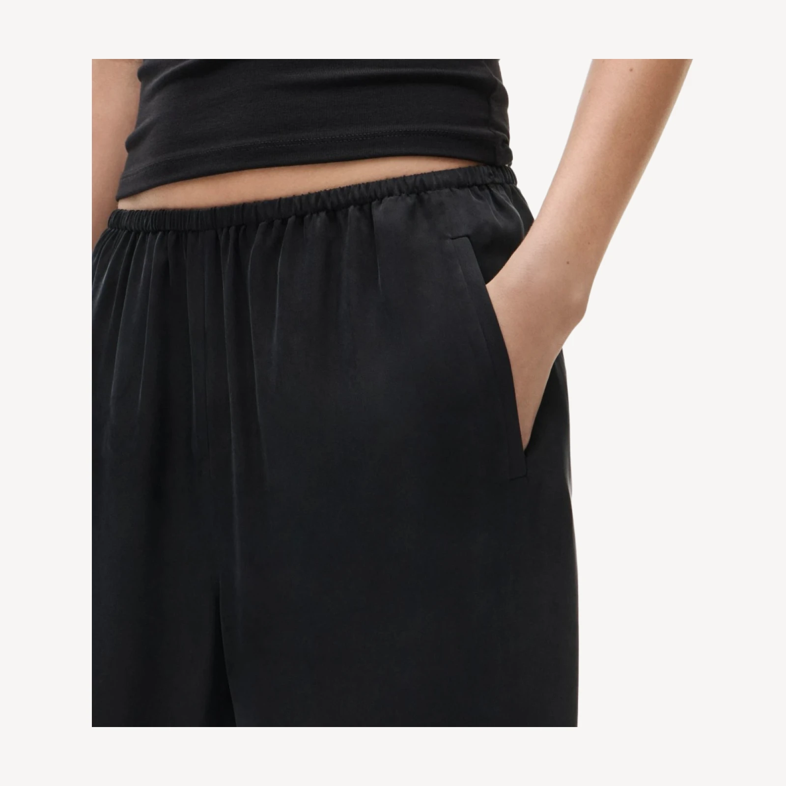 Cosmo pant in cupro blend