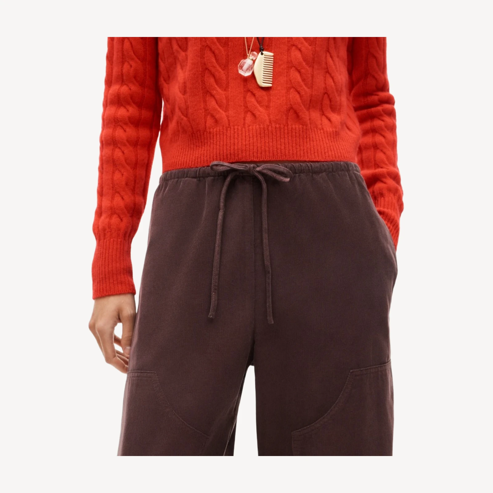 Luna pant in lightweight corduroy