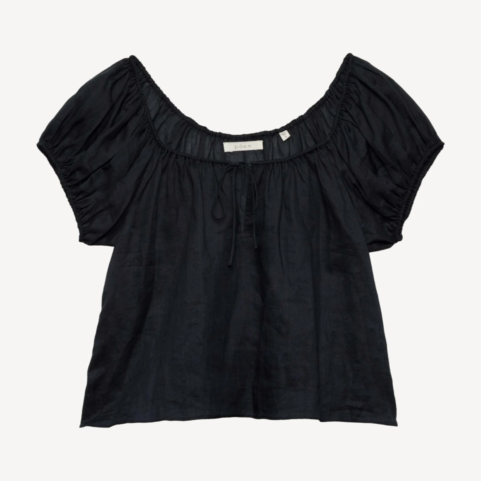SOLINA TOP -- BLACK