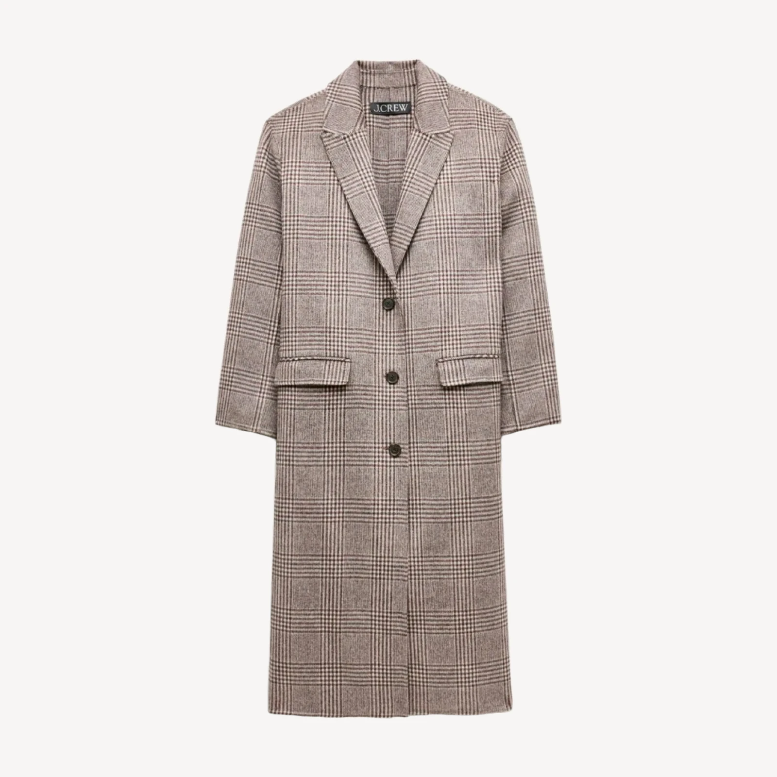 Chiara coat in plaid double faced