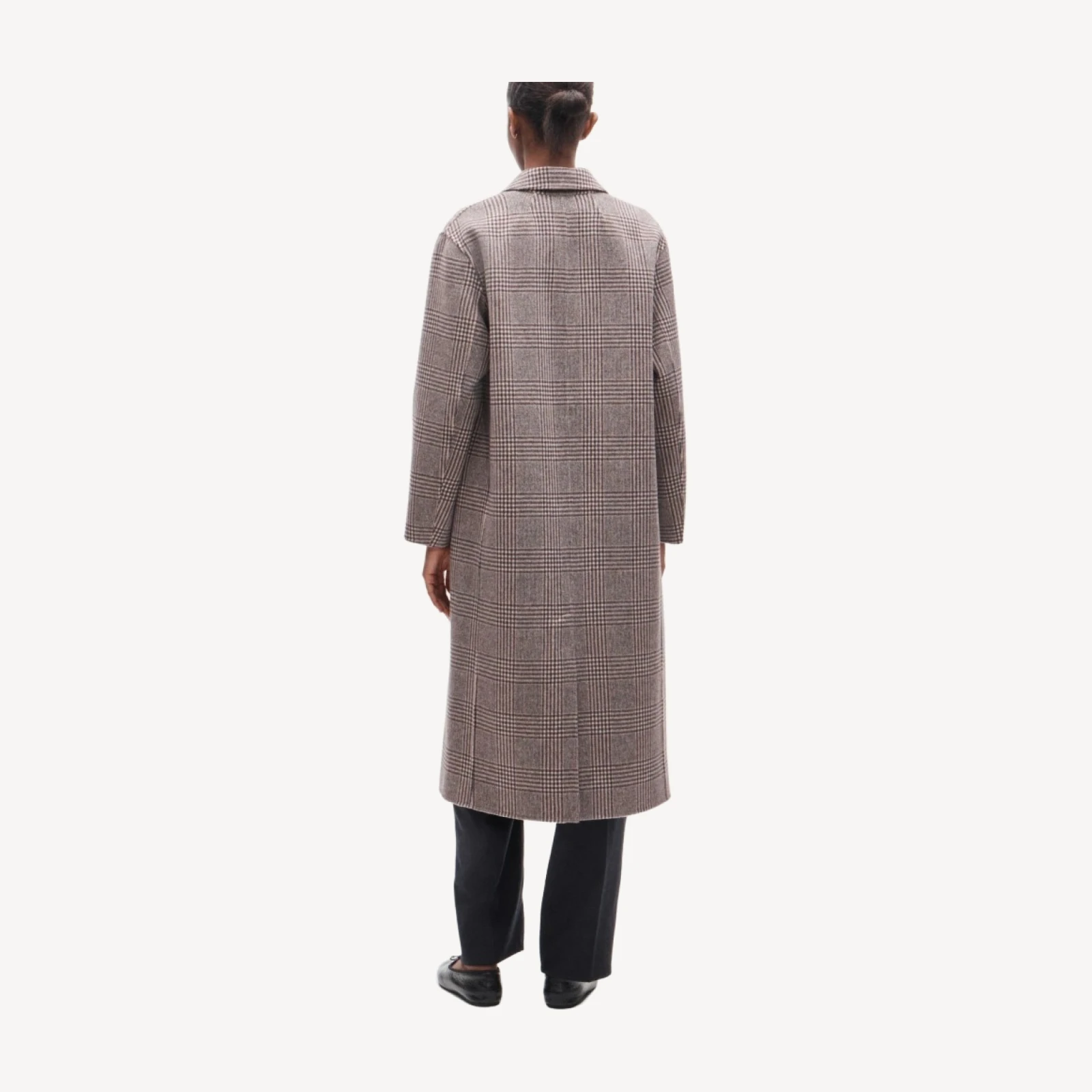 Chiara coat in plaid double faced