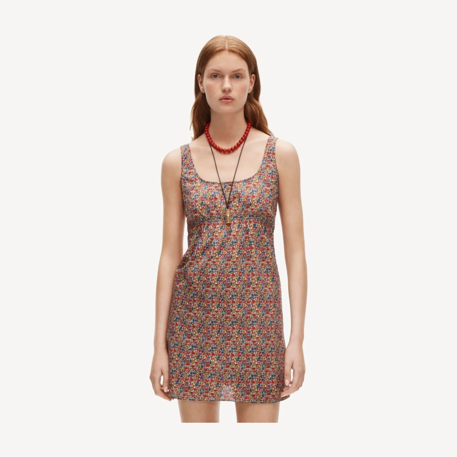 Scoopback mini dress in Liberty® floral fabric