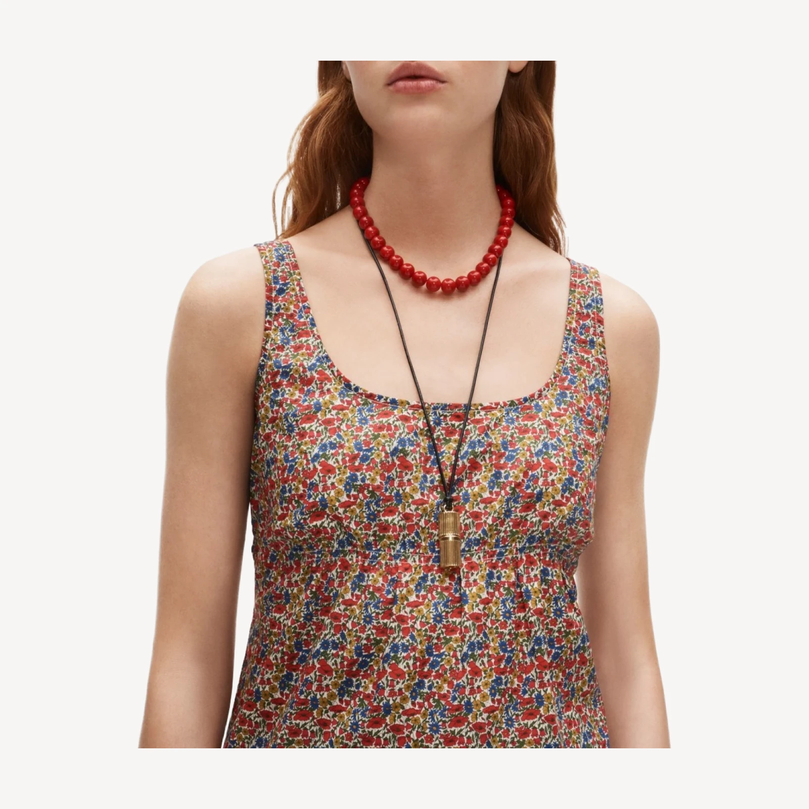 Scoopback mini dress in Liberty® floral fabric