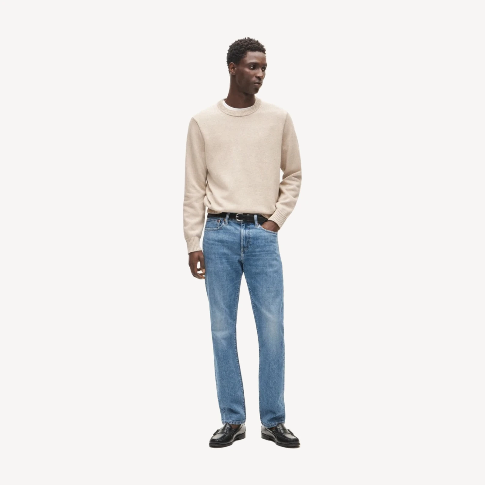 484 Slim-fit stretch jean in vintage medium wash